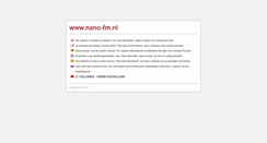 Desktop Screenshot of nano-fm.nl