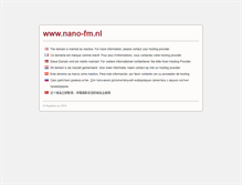 Tablet Screenshot of nano-fm.nl